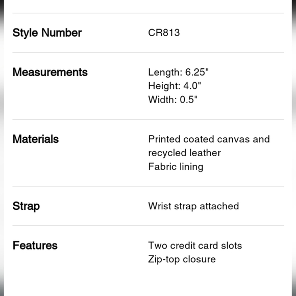 COACH Wristlet - Picture 2 of 5